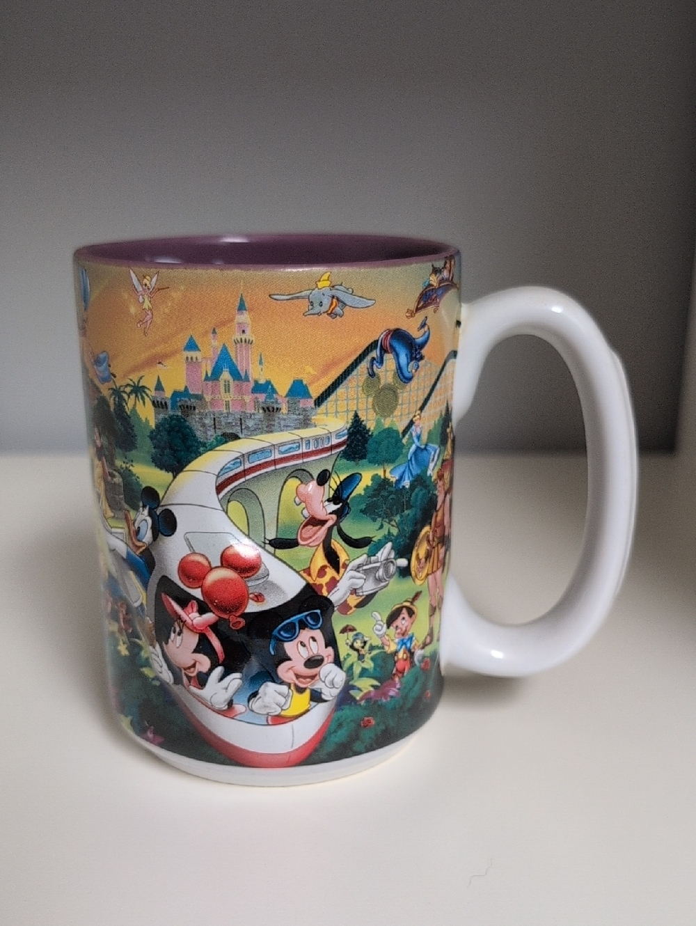Disneyland Resort Grandma 3D Character Mug Mickey Mouse Dumbo Aurora Aladdin